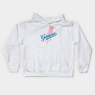 GAMERA - Baseball style Kids Hoodie